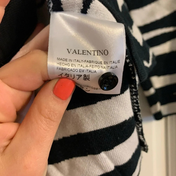Zebra Print Valentino Cardigan - Picture 5 of 6